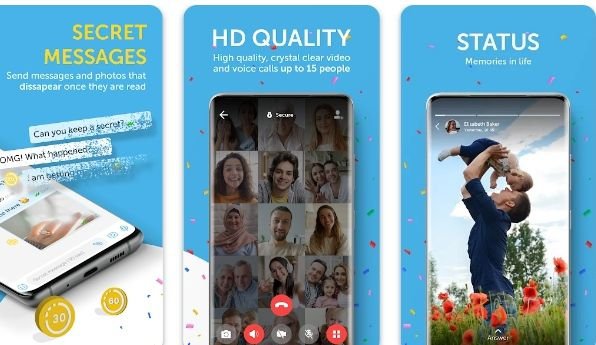 If you want to make video call in HD quality then you can use BiP app