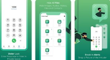 You will be able to hide many more files with this app  