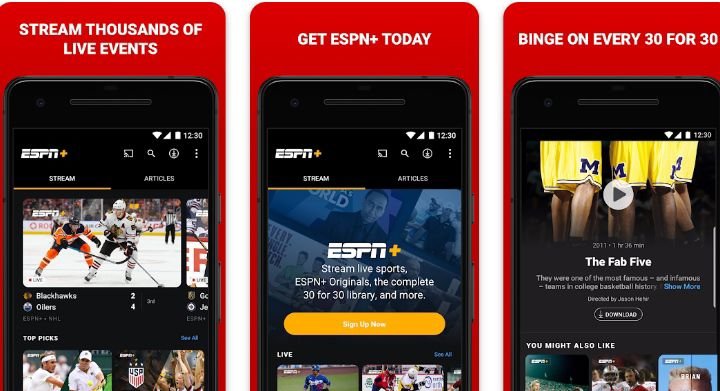 ESPN is the best app to watch super Bowl 