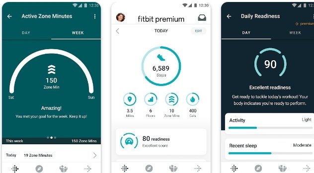Apart from doing workout you get track your workout also with Fitbit app 