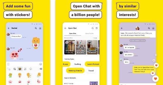 KakaoTalk can we interesting a for you because you can send messages to anyone from here also you get a facility of group chat 