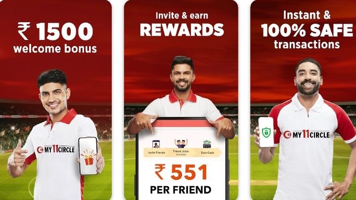 Make your fantasy team with My 11 circle: Real money earning gaming apps in India