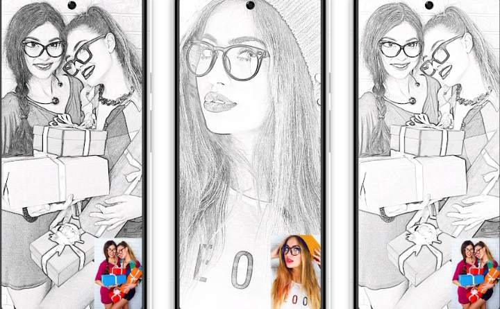 It's a pencil photo sketch so you can draw with the help of pencil here 