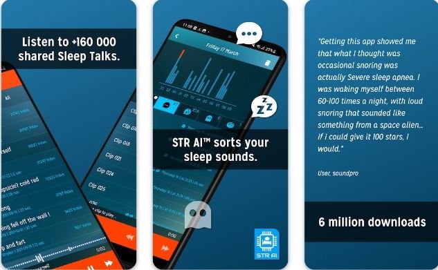 Sleep talk recorder app is a free app to record your talking in sleeping 