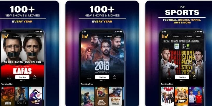 Sony LIV is the Best Apps to Watch and Download Free Indian Movies