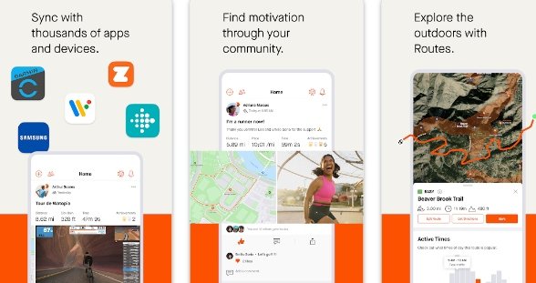 With Strava app by tracking your activity you can send to your friends 