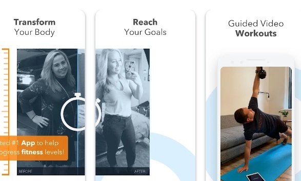 You get video workouts here so that you can transfer your body