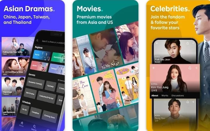 With the help of viki app you get to watch premium movies as well as free movies