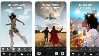 VIMAGE 3D live is the application through which you can make 3D photos as well as animation videos 
