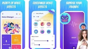In voice changer app you can change your voice by adding effects 