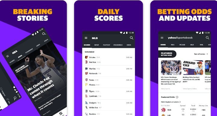 Yahoo sports will helpful for you if you want to track live scores of any sports