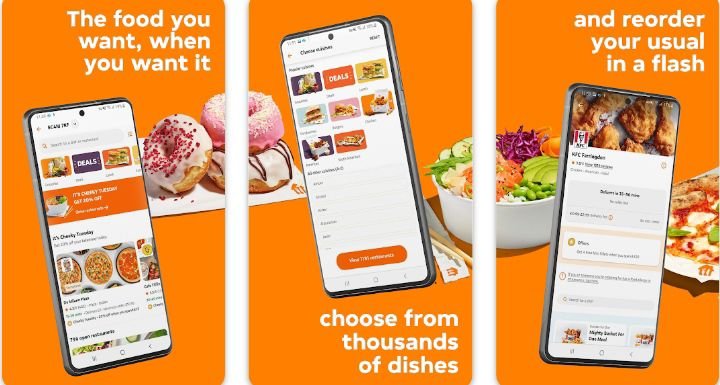 JustEat is the free application by which you can order your favourite food 