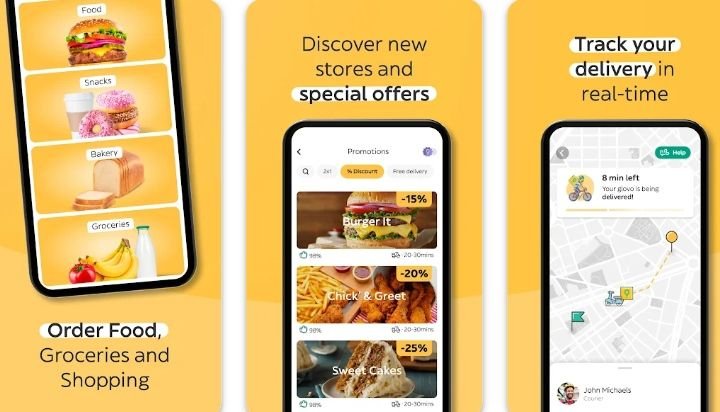 You get to order food from local restaurants through the Glavo Top Food Delivery Apps In India